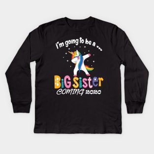 I am going to be a big sister Kids Long Sleeve T-Shirt